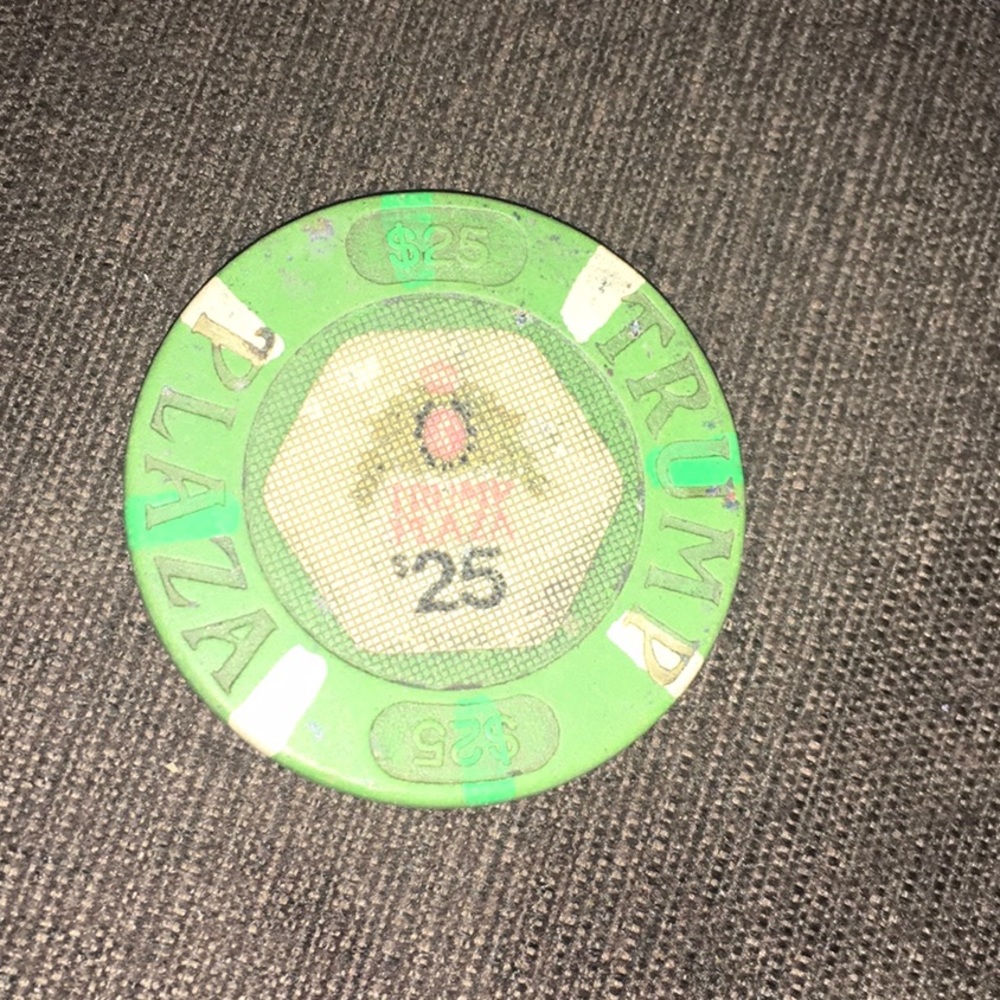 I’m sure this 25 dollar trump plaza chip has some stories to tell